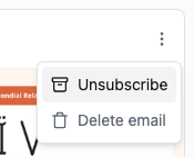 Unsubscribe